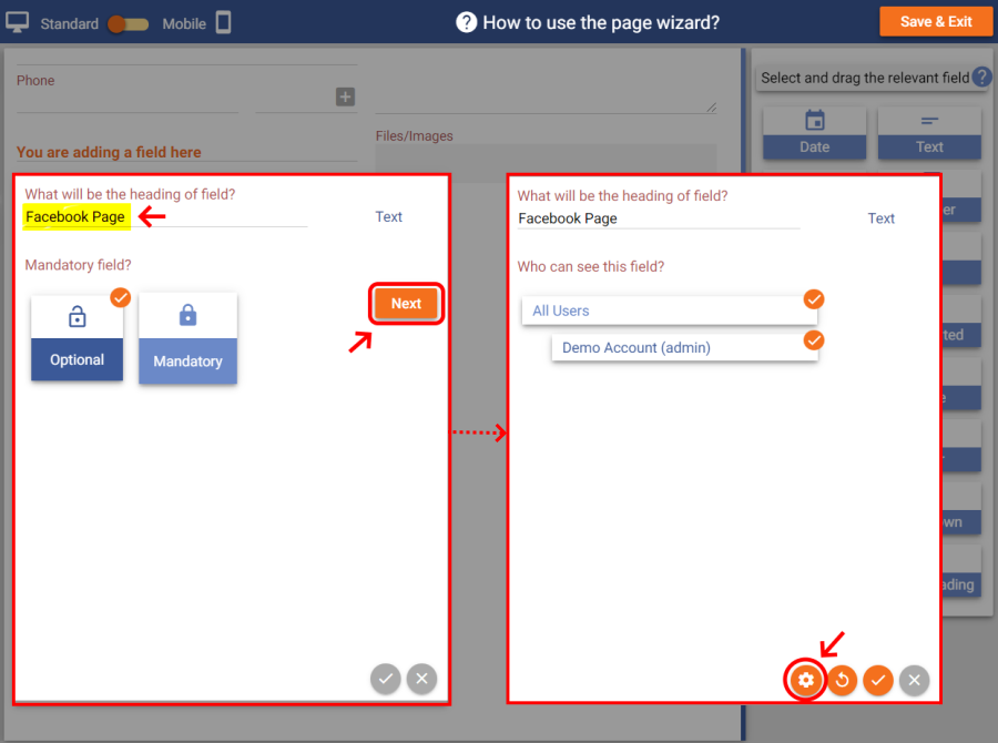 Picture 4 for adding custom fields